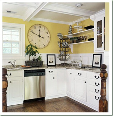 open shelving kitchen bhg