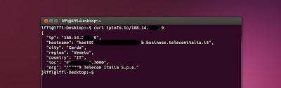 ipinfo in Ubuntu Linux