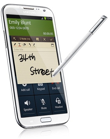 Samsung Galaxy Note 2-Popup Note