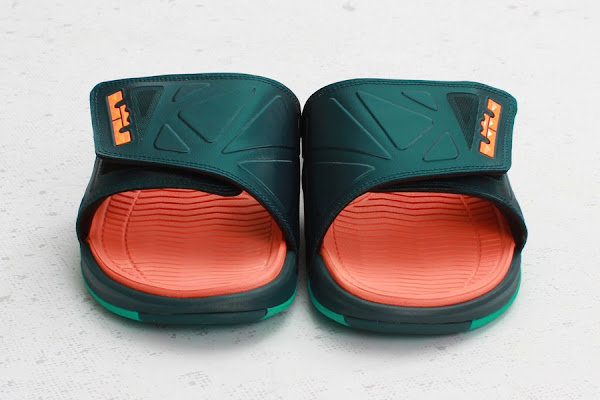 Nike Air LeBron 2 Slide Elite 8211 Dark Atomic TealTotal Orange