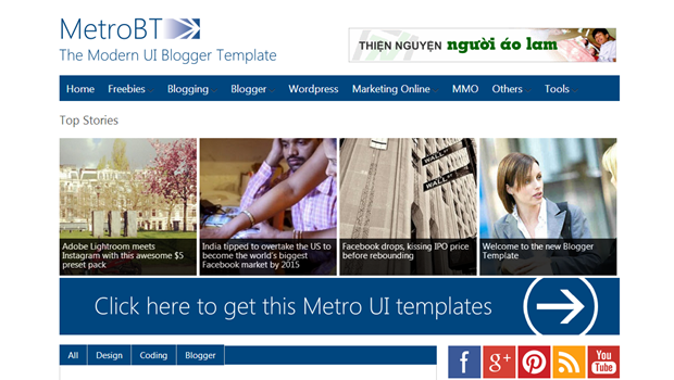 Metro BTK – The Metro UI style Blogger Template Metro BTK – The Metro UI style Blogger Template