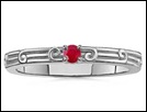 Customize Emboss Band Ring  for Mom Customize Emboss Band Ring  for Mom