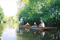 Punting in Oxford.
