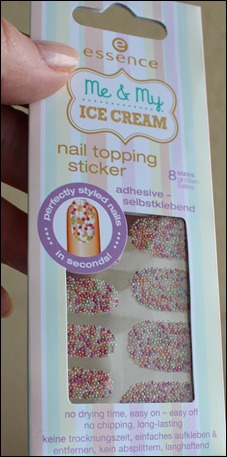 Essence Me and My Ice Cream Nail Topping Sticker Nagelsticker 