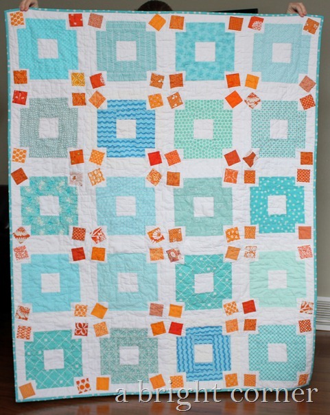 finished jumble quilt