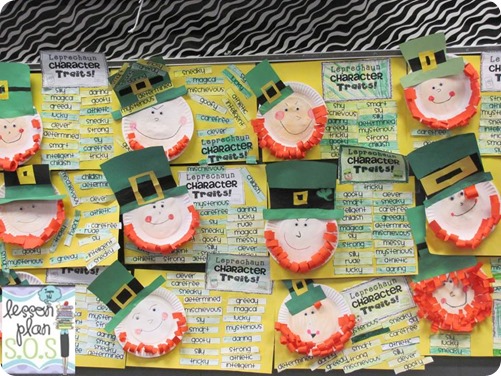 leprechauns character traits art project