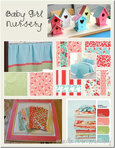 baby girl nursery inspiration