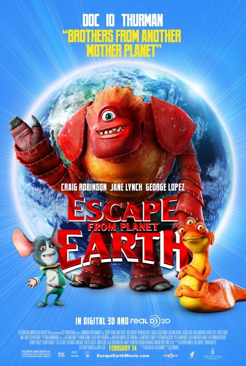 Hét Escape from Planet Earth karakterplakát 01
