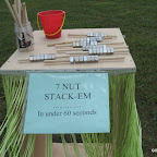7-Nut Stack-em Game ..... In Under 60 Seconds