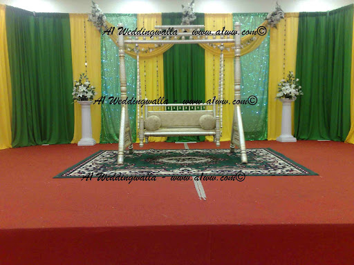 wedding stage decoration in village