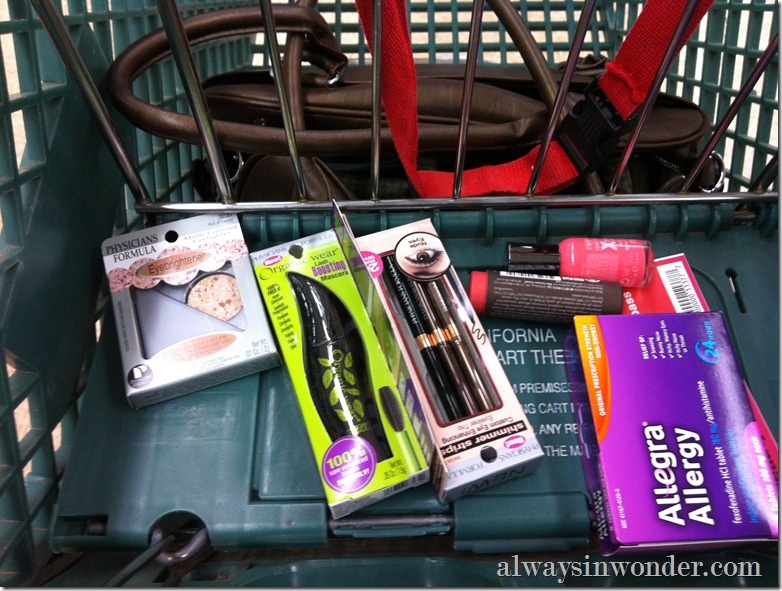 shopping at CVS for Allegra and Spring Beauty Products