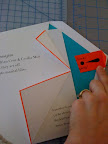 Cheree Berry made this amazing pull-out, which slides out of the envelope liner of her tuxedo-inspired invitation. I love that it's a secret note for the clever guests who notice it (this was a prototype before we decided on the black and ivory palette for this suite).