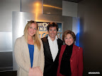 Con la princesa Theodora de Grecia y Dinamarca y con la productora de Hollywood, Kate Edelman Johnston luego de un concierto en el Actor's Center de la Screen Actor's Guild Foundation de Hollywood.