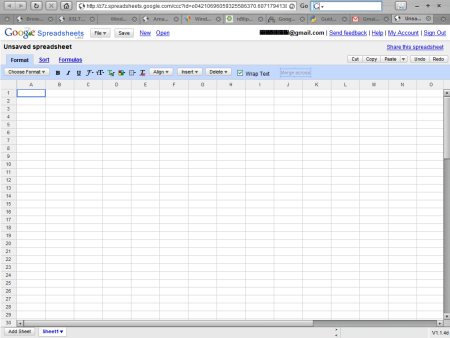 spreadsheet