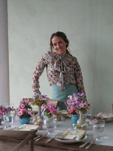 Melissa in full flower mode.