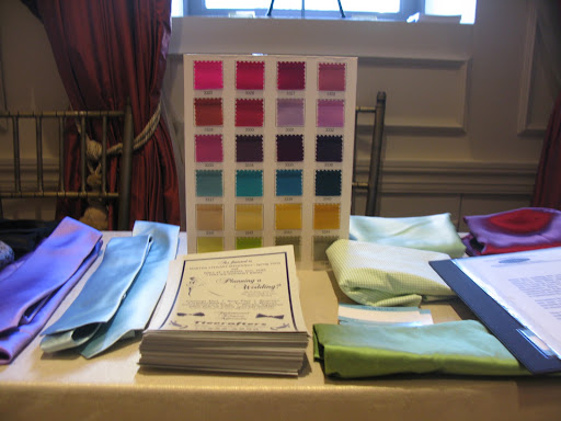 Tie Crafters, one of our favorite sources for custom accessories for the groom, presented some of their work.