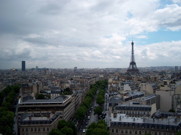 Panoramic view over Paris