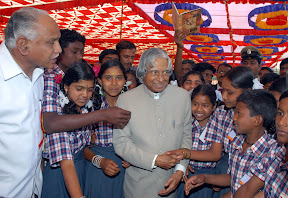 With School Childrens on Dr. A.P.J. Abdul Kalam's Birthday