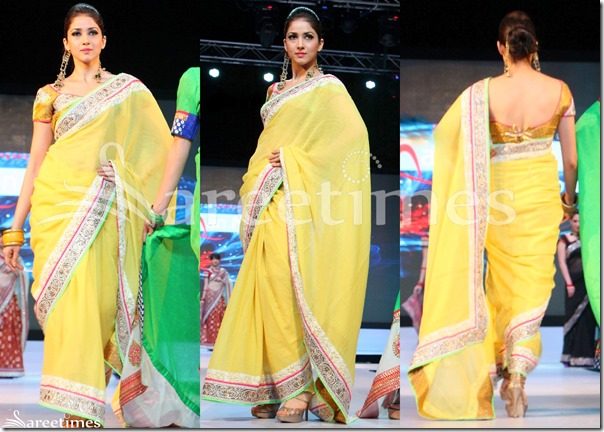 Yellow_Plain_Saree Yellow_Plain_Saree