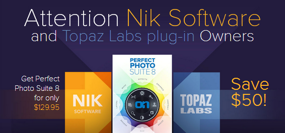 Upgrade from Nik or Topaz to onOne for only $129.95