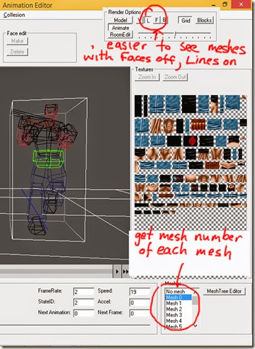 See what number each mesh is See what number each mesh is