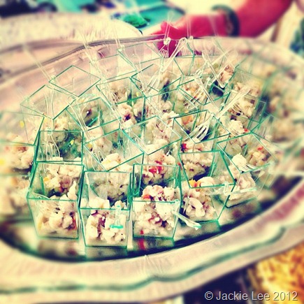 Baby ceviche pots Baby ceviche pots