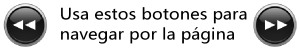 botones para navegar