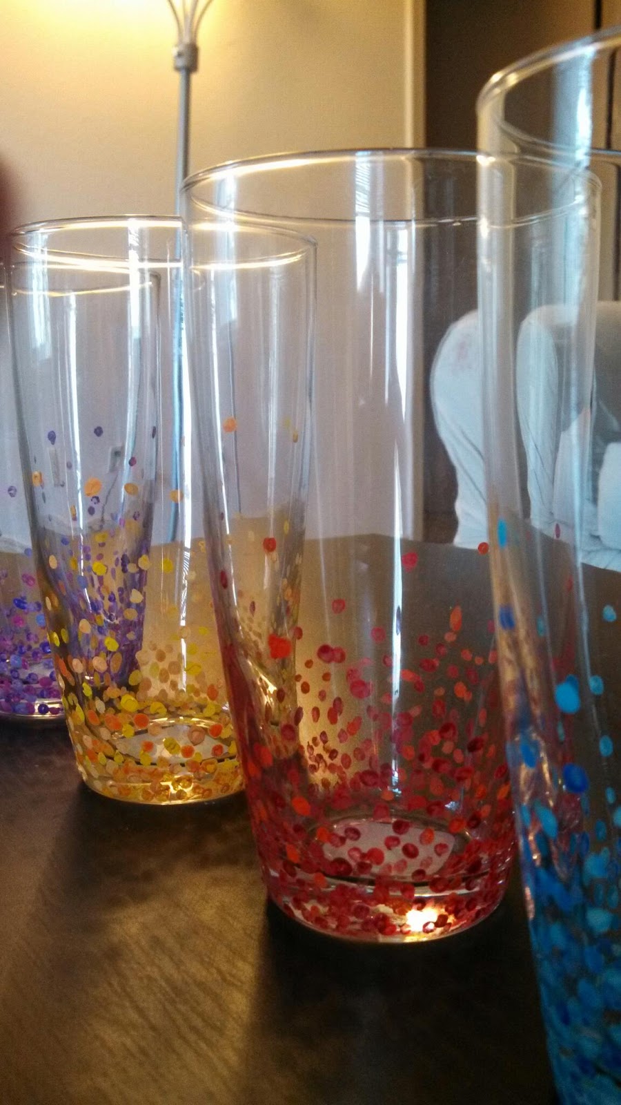 DIY Confetti Glasses Hello Brownlow