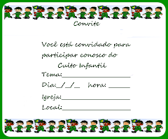 Featured image of post Convite Culto Infantil Os pais precisam dar conta de