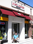 Here we are with Uncle Carlos.  We were so excited to go into this store.