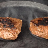 The skillet burgers charred up nicely, too.