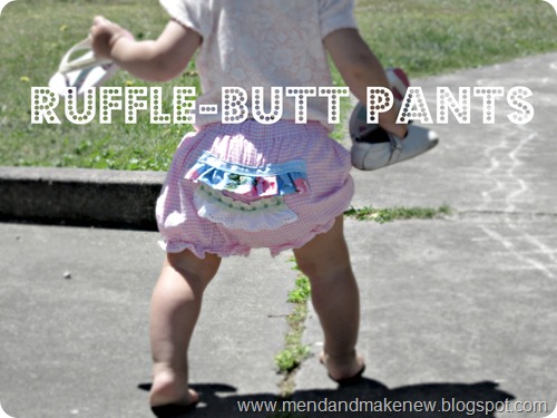 ruffle but pants
