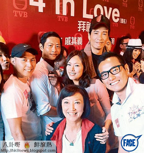 由恩師戚其義監製、將在月底播的《 4 In Love》，《天與地》演員班底再洗牌，今次朱慧敏改配黃德斌