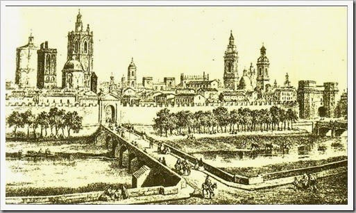 Puerta de la Trinidad. Grabado Puerta de la Trinidad. Grabado