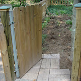 fence gate and entryway