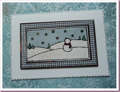 Lonely Snowman Card
