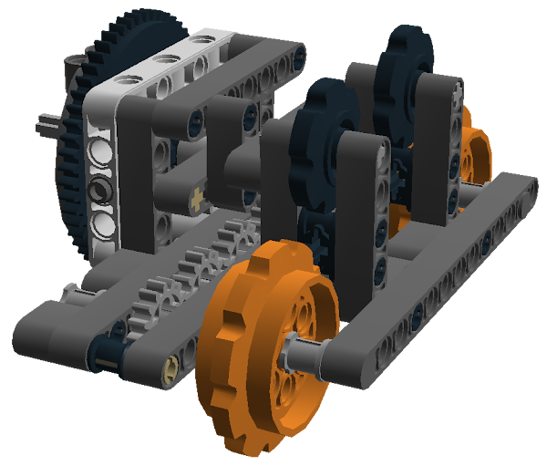 Quad Caterpillar Track Crane Track Assembly