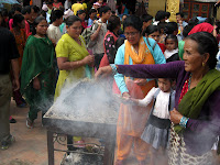 Celebration at Bodhnath Stupa - Kathmandu Valley