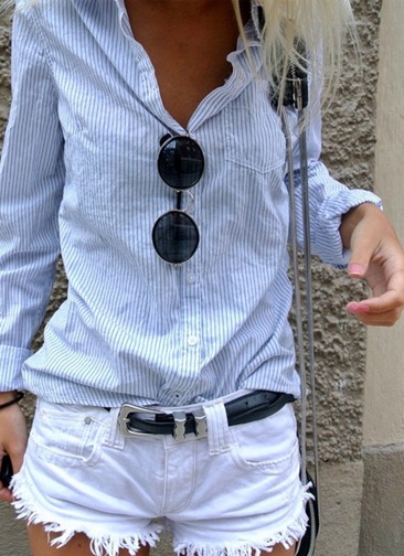 Short blanco