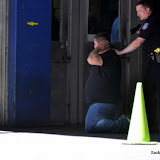 Per SacPD's Sgt. Norm Leong, this was a lead from the US Marshals and the guy was wanted for narotics. Per Leong, he was taken into custody without incident. We heard radio traffic stating he may have been related to a bank robbery in Orgeon. News_110510_GreyhoundStationApprehension