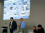 Mal Hiley briefed the meeting on the role of the Bays Precinct as a working harbour.