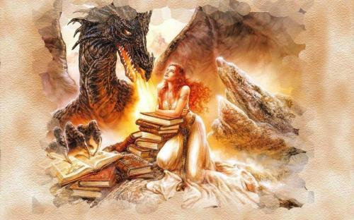 Dragon And A Witch, Dragons