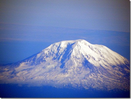 Mount Ranier from the plane.