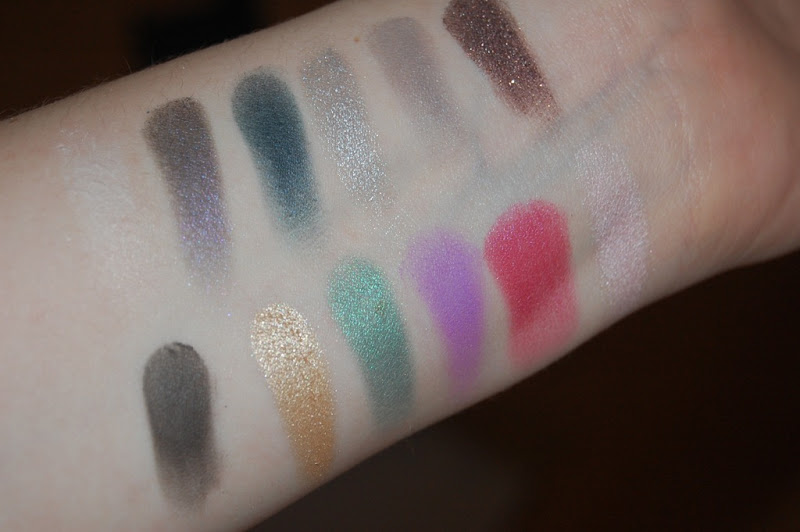 MUA GLamour Nights Swatches