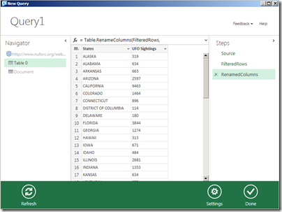 rename columns