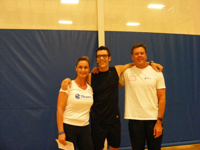 Tony Horton P90x Man With Blake And Angie, Tony Horton