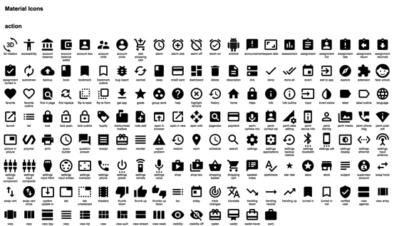 Google releases set of beautiful, freely usable icons via Boing Boing
