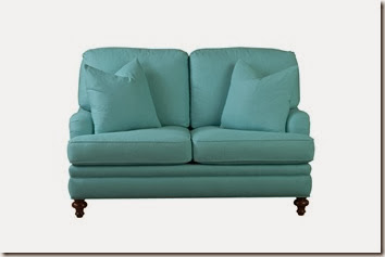Lilly Pulitzer T Cushion loveseat Jefferson Turquoise blue fabric COCOCOZY Lilly Pulitzer T Cushion loveseat Jefferson Turquoise blue fabric COCOCOZY