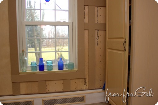 Kitchen Progress - Board and Batten