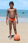 Basketball in the sand (feet only please), Trancoso, Brazil
